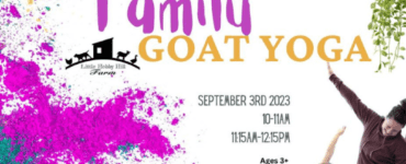 Family Goat Yoga - Little Hobby Hill