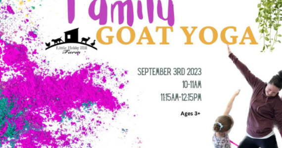 Family Goat Yoga - Little Hobby Hill